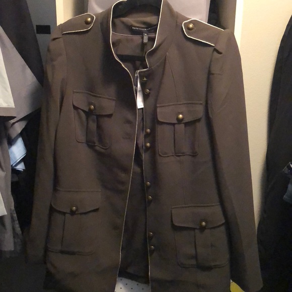 White House Black Market Jackets & Blazers - White House Black Market military jacket
